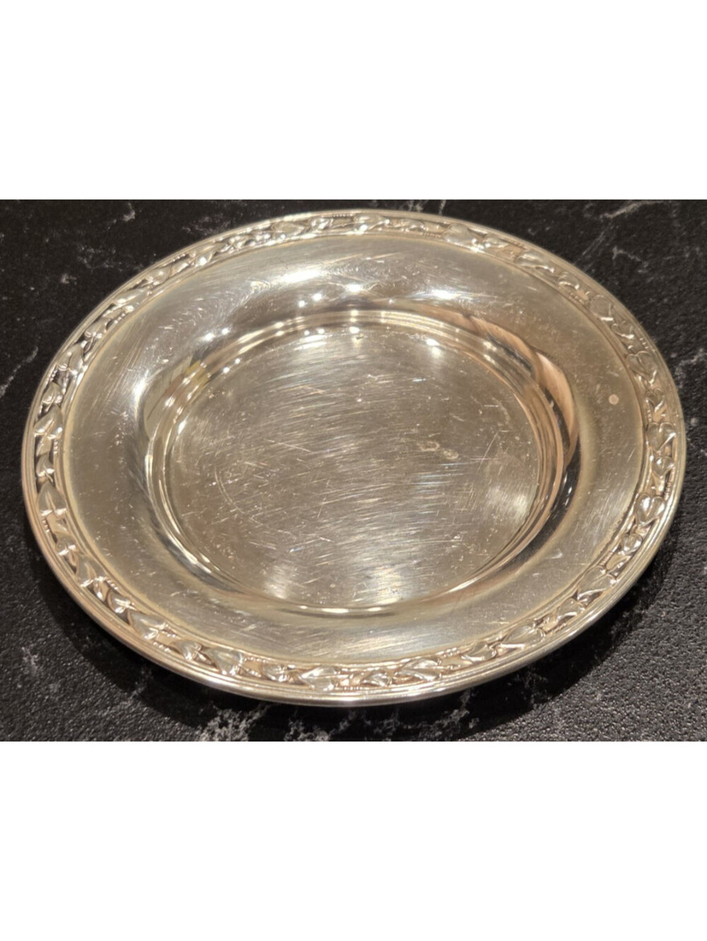 VINTAGE Mid-Century WM A ROGERS MEADOWBROOK Small Silver Plate 5.5"